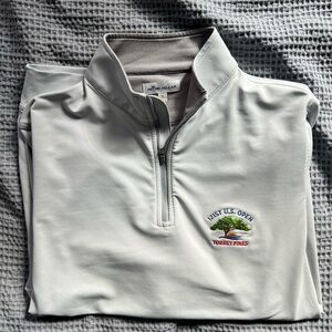 Peter Millar Light Gray 121st U.S. Open Torrey Pines Quarter-Zip Small